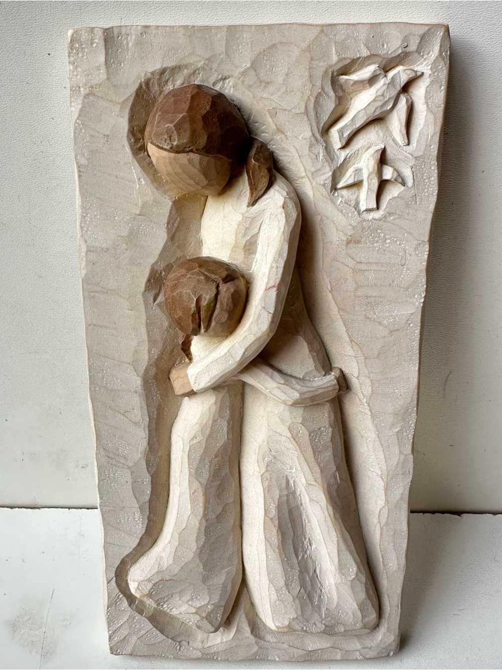 Willow Tree Mother & Daughter Wall Plaque Susan Lordi Demdaco 2001 11” Art